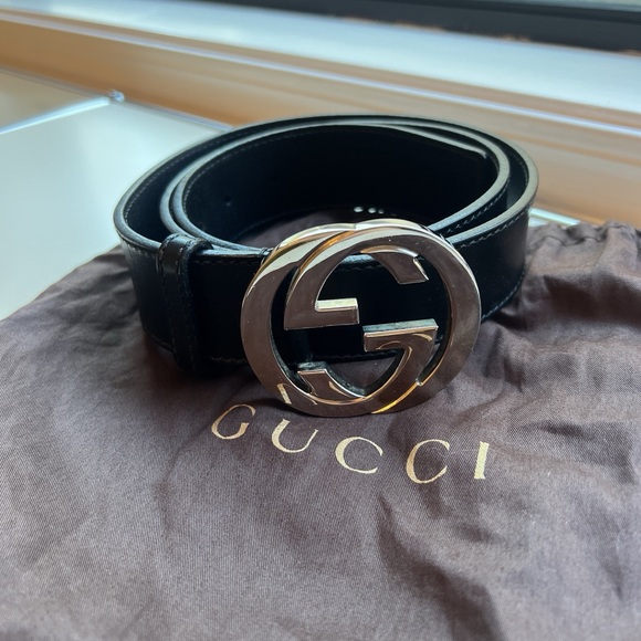 Gucci Belt With Interlocking G Buckle - Picture 2 of 4